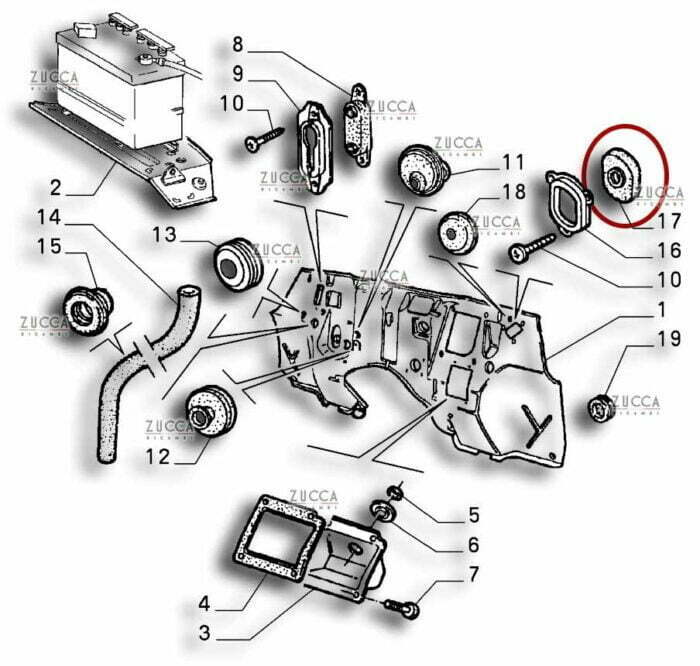 Guida Fascia Elettrica Quadrato Alfa Romeo 115 schema