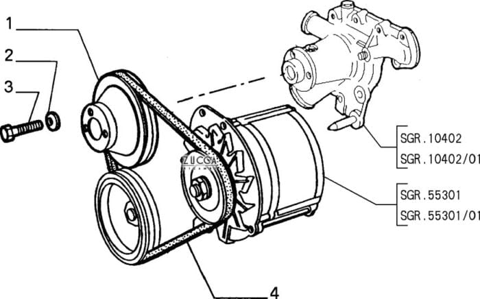 Cinghia Alternatore (9.5x990 mm)