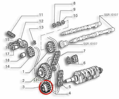 Schema Ingranaggio Pignone Distribuzione Alfa Romeo 115