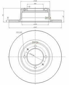 SCHEMA-Disco-Anteriore-267mm-Serie-105