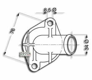 SCHEMA - Termostato Cassoncino Incorporato Carburatori - Alfa Romeo