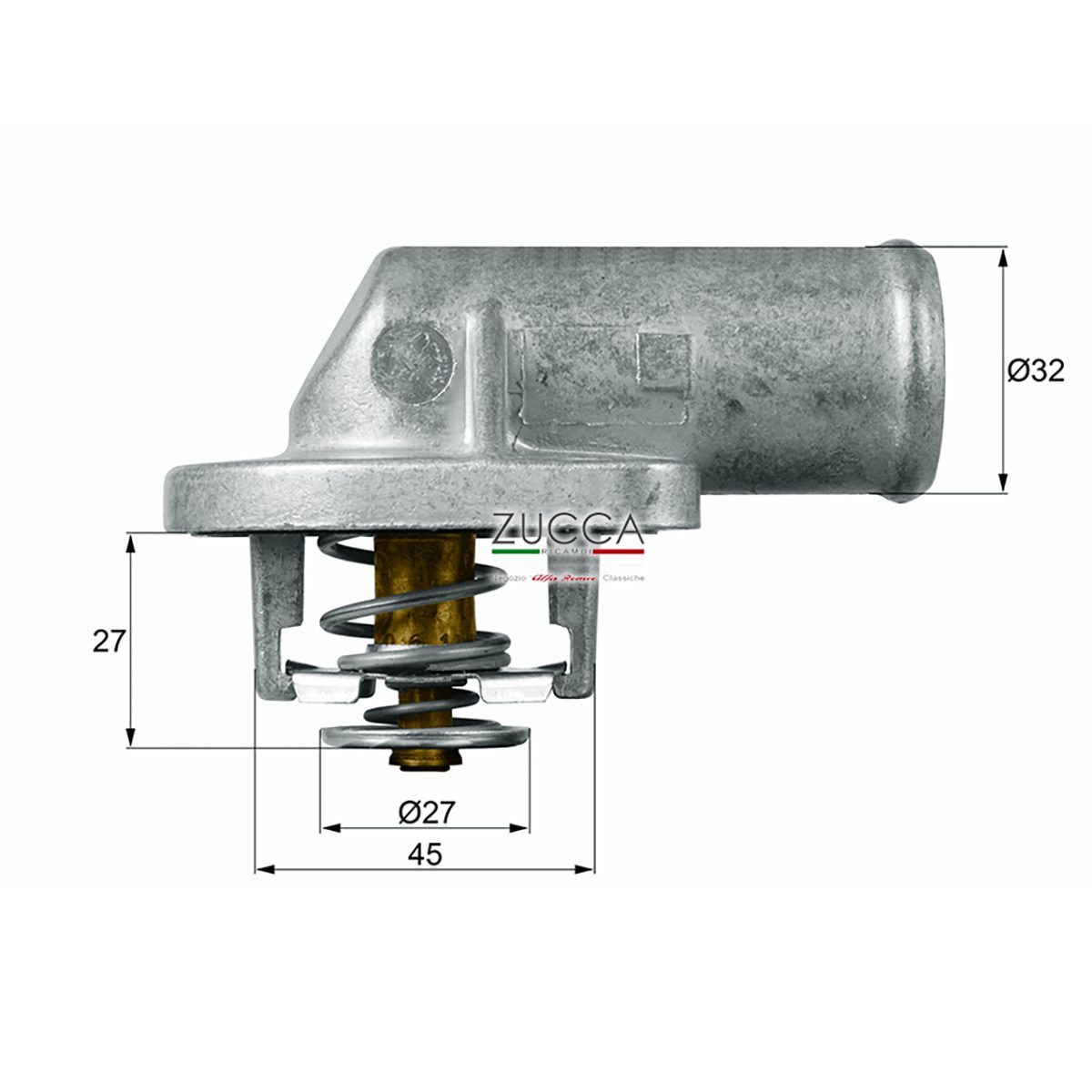 Termostato a contatto argento 85°c kit Ferroli Fer Cointra Lamborghini  39800160 – Termicaricambi