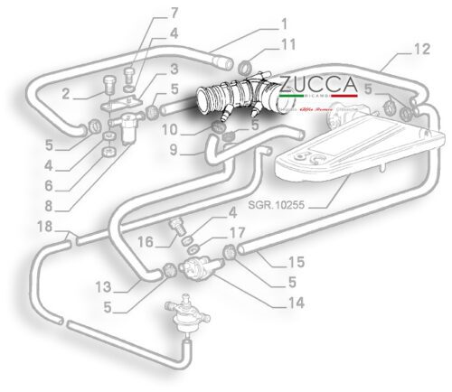 60534953 schema Manicotto Debimetro Alfa Romeo