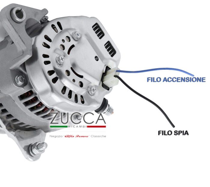 Alternatore con staffa regolabile