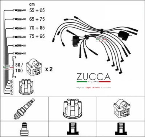 60534746 Cavi Candela Alfa Romeo Twin Spark - SCHEMA