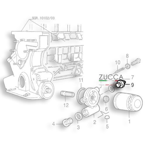 60506902 Pressostato Olio SCHEMA 3