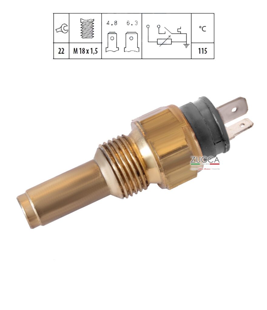 Sensore Temperatura Acqua Spia V Zucca Ricambi Per Alfa Romeo D